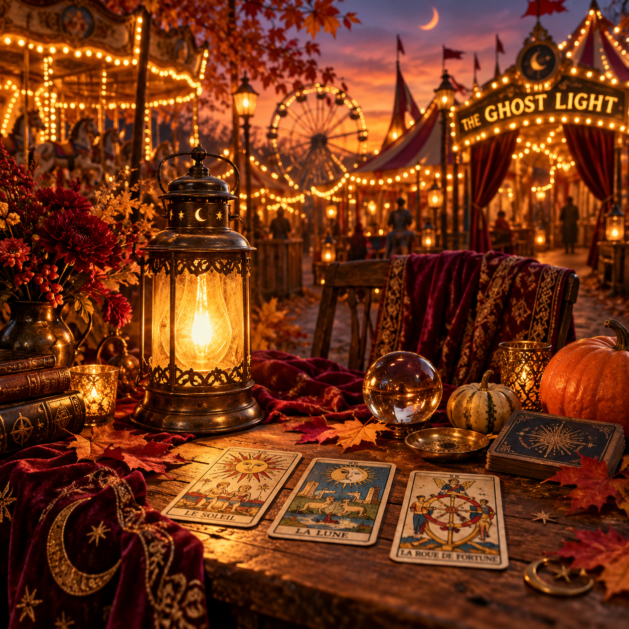 The Ghost Light Halloween tarot reading
